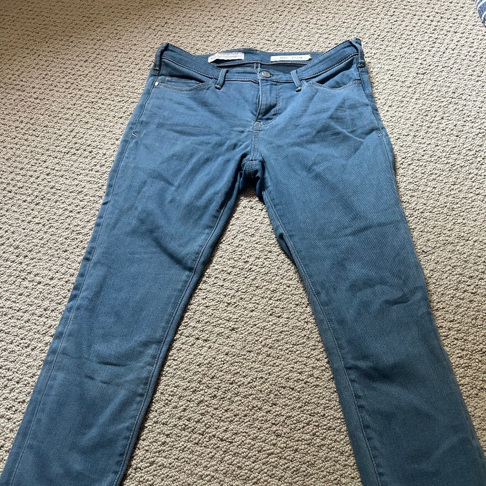 Anthropologie Pilcro Stretch Light Blue Ankle Jeans